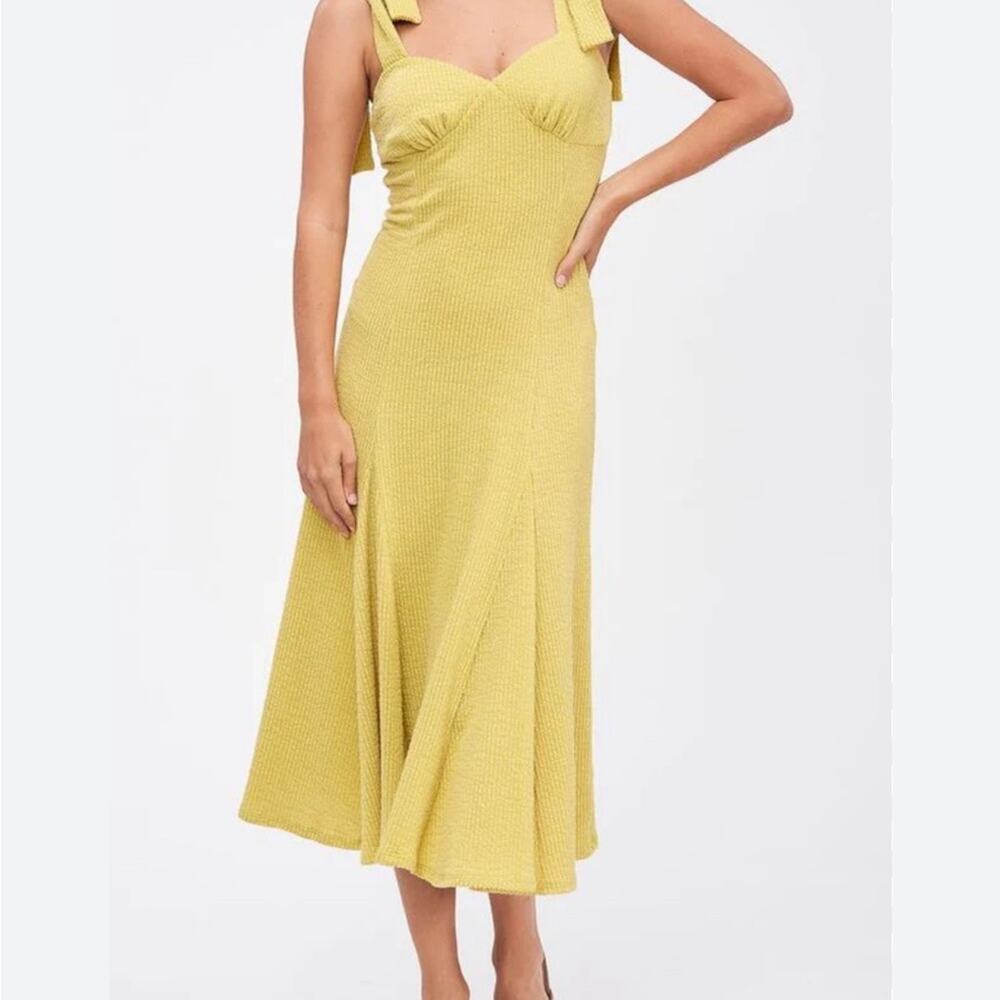 NEW EN SAISON Midi Dress With Godets size large - Picture 10 of 10